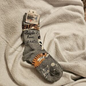 Blue Q Cat Themed Novelty Socks